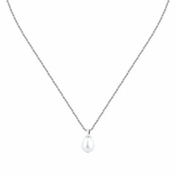 Morellato Srebrna ogrlica s sladkovodnim biserom Perla SXU41 (verižica, obesek)