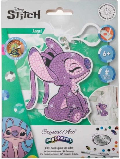 CRYSTAL ART Obesek Angel
