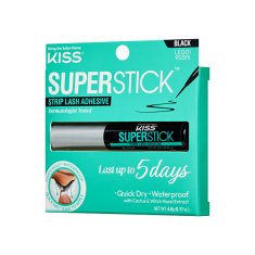 KISS Super Stick 5-Day Extended Wear (Strip Lash Adhesive) 4,8 g Črna