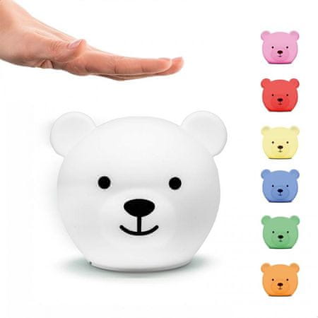  Zazu mehka silikonska svetilka, Medved Bor, USB-C  