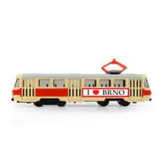 Rappa Kovinski češki retro tramvaj 16 cm BRNO