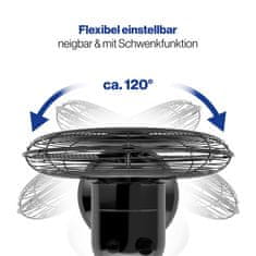 ProfiCare VL 3062 BK ventilator 25cm kovinski črn