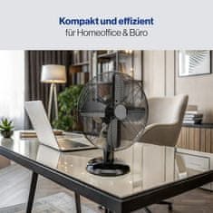 ProfiCare VL 3063 BK namizni ventilator 30cm kovinski črn