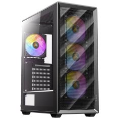 Antec AX85 Midi-ATX RGB okno gaming črno ohišje