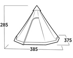 Easy Camp Rands Tipi šotor, za 8 oseb