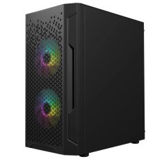 Modecom Aramis ARGB Mini microATX ohišje 2xUSB2.0, 1xUSB3.0 kaljeno steklo RGB Gaming