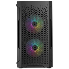 Modecom Aramis ARGB Mini microATX ohišje 2xUSB2.0, 1xUSB3.0 kaljeno steklo RGB Gaming