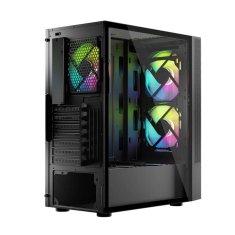 Modecom Arya ARGB ATX ohišje 1xUSB2.0, 1xUSB3.0 2x14cm, Okence iz kaljenega stekla, RGB, Gaming