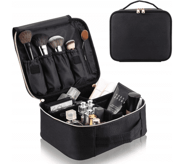 Korbi Kozmetična torbica etui kovček, organizator za kozmetiko, potovalna kozmetična torbica