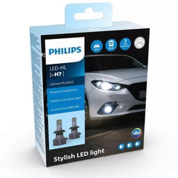 Philips H7 HL Ultinon Pro3022 LED 12V/24V 6000K 2 kosa
