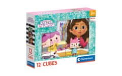 Clementoni Kocke, 12 kosov, Gabby's dollhouse