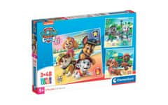 Clementoni Paw Patrol/Tačke na patrulji sestavljanka puzzle 3 x 48 kosov