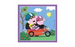 Clementoni Peppa Pig/Pujsa pepa sestavljanka puzzle 3 x 48 kosov
