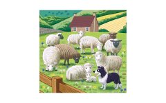 Clementoni Farm moments sestavljanka puzzle 3 x 48 kosov