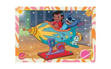 Clementoni Stitch sestavljanka puzzle 2 x 60 kosov