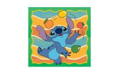 Clementoni Stitch sestavljanka puzzle 3 x 48 kosov