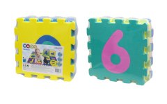 Unikatoy Baby penaste puzzle z motivom številk 9 kos