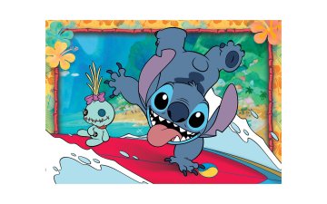 Clementoni Stitch- sestavljanka/puzzle 2 x 20 kosov