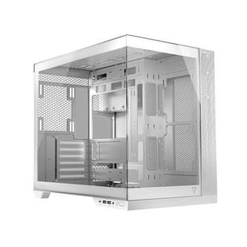 Modecom Volcano Panorama NF Midi ATX ohišje 2xUSB3.0, 1xUSB Type-C, kaljeno steklo, bela