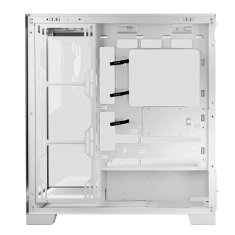 Modecom Volcano Space Midi ATX ohišje 2xUSB3.0, 1xUSB C Okence iz kaljenega stekla, belo