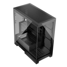 Modecom Volcano Space Midi ATX ohišje 2xUSB3.0, 1xUSB C Okence iz kaljenega stekla, črno