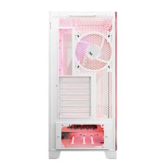 Modecom Volcano Space Apex ARGB ATX ohišje 2xUSB3.0, 1xUSB C,: 4x14 cm, Okence iz kaljenega stekla, RGB, Gaming bela
