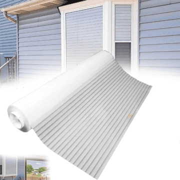 Netscroll Samolepilna folija za okna in vrata s funkcijo zatemnitve, vzorec žaluzij, zaščite pred UV žarki in vsiljivimi pogledi, enostaven nanos, za vsak prostor, 200x 45 cm, GlassSticker