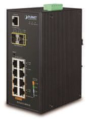 Planet IGS-4215-4P4T2S industrijsko stikalo L2, 4x1Gb, 2x1Gb SFP, 4x PoE 802.3at 140W, 48-54VDC, -40~75°C, IP30