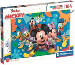 Clementoni Sestavljanka Mickey in prijatelji 104 kosov