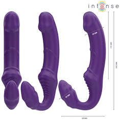 Intense STRAP-ON Intense Fun Jill Remote Control Purple