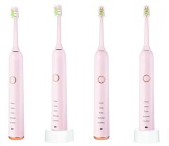 Vitammy SYMPHONY Pink Sonic zobna ščetka z visoko silo vibracij, roza