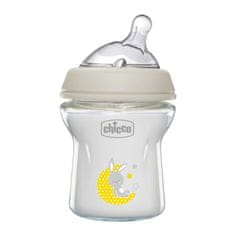 Chicco Naturalfeeling Steklenička 150ml, s silikonsko cucljem, počasen pretok 0+