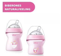 Chicco Set za hranjenje (steklenica 150ml, steklenica 250ml, cucla Physio Comfort 0m+), roza