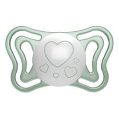 Chicco Physio Light, Lumi Pomirjujoči dudeč 2-6m, svetleči v temi, 2ks