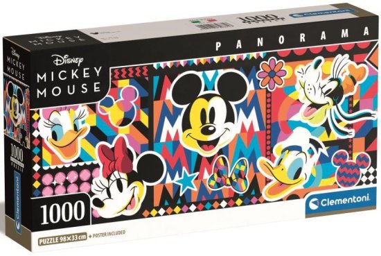 Clementoni Puzzle Panorama: 1000 kosov