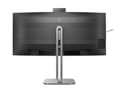 Philips 34B2U6603CH 34" VA WQHD Thunderbolt 4 120Hz ukrivljen ergonomski poslovni monitor s spletno kamero