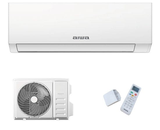 AIWA stenska klimatska naprava HARUAIR 24, hlajenje, gretje, razvlaževanje, WiFi 24000BTU