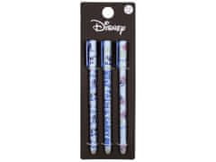 Disney DISNEY Stitch Izbrisljivi pisala z radirko – gel, modra barva, za šolo in pisarno, 3 kosi 