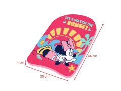 Disney DISNEY Minnie Mouse PLAVALNA DESKA, lahka, varna, za učenje plavanja za otroke v bazenu 44x30x4 cm 