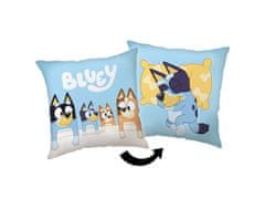 sarcia.eu Bluey Modra obojestranska kvadratna blazina, Dekorativna blazina, 40x40 cm, OEKO-TEX 