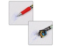 STARPAK Avtomobilsko izbrisljivo pisalo z radirko, gel, avtomatsko, MODRO ČRNILO, šolsko, 0,5 mm 