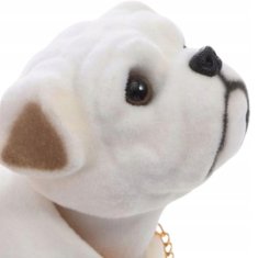 Korbi Bela figura psa z gibanjo glavo - avtomobilska dekoracija Bulldog