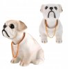 Korbi Bela figura psa z gibanjo glavo - avtomobilska dekoracija Bulldog