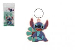 Disney Lilo & Stitch gumijast obesek za ključe 6 cm s cvetjem