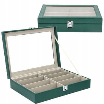 Korbi Škatla za očala, organizator za 8 parov očal, model G8