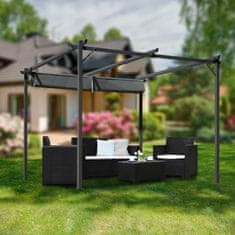Aga Vrtni paviljon 3x3 m Siv