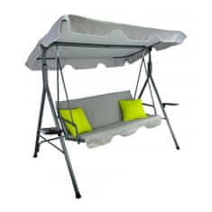Aga Vrtna gugalnica 170x118x153 cm Siva