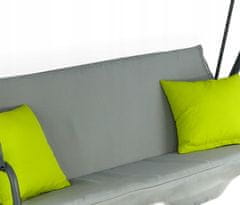 Aga Vrtna gugalnica 170x118x153 cm Siva