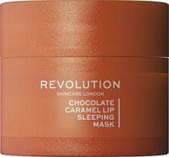 Revolution Skincare Nočna maska za ustnice Chocolate Caramel (maska za spanje za ustnice) 10 g