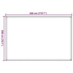 Vidaxl Preproga za šotor peščena 200x300 cm HDPE
